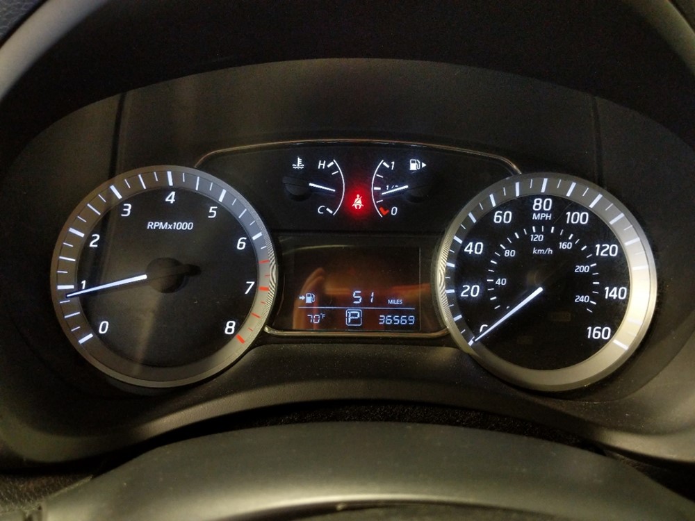 2015 Nissan Sentra - Odometer Close Up