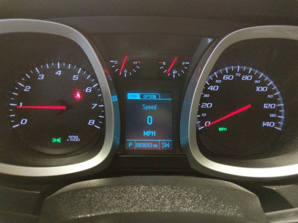 2016 Chevrolet Equinox - Odometer Close Up