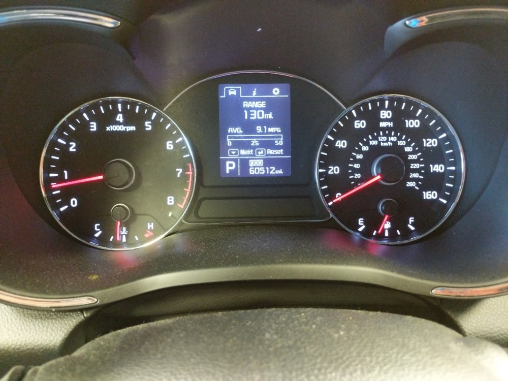 2016 Kia Forte - Odometer Close Up