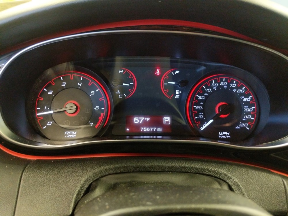 2016 Dodge Dart - Odometer Close Up