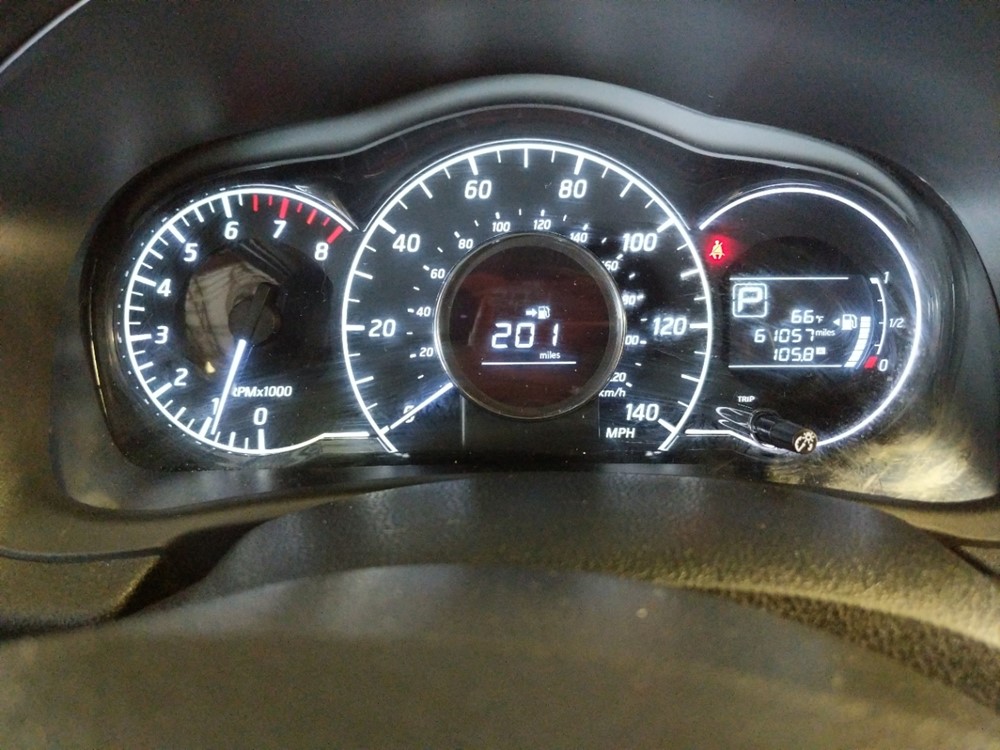 2015 Nissan Versa - Odometer Close Up