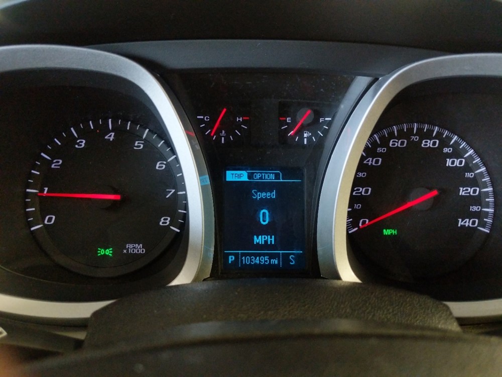2016 Chevrolet Equinox - Odometer Close Up
