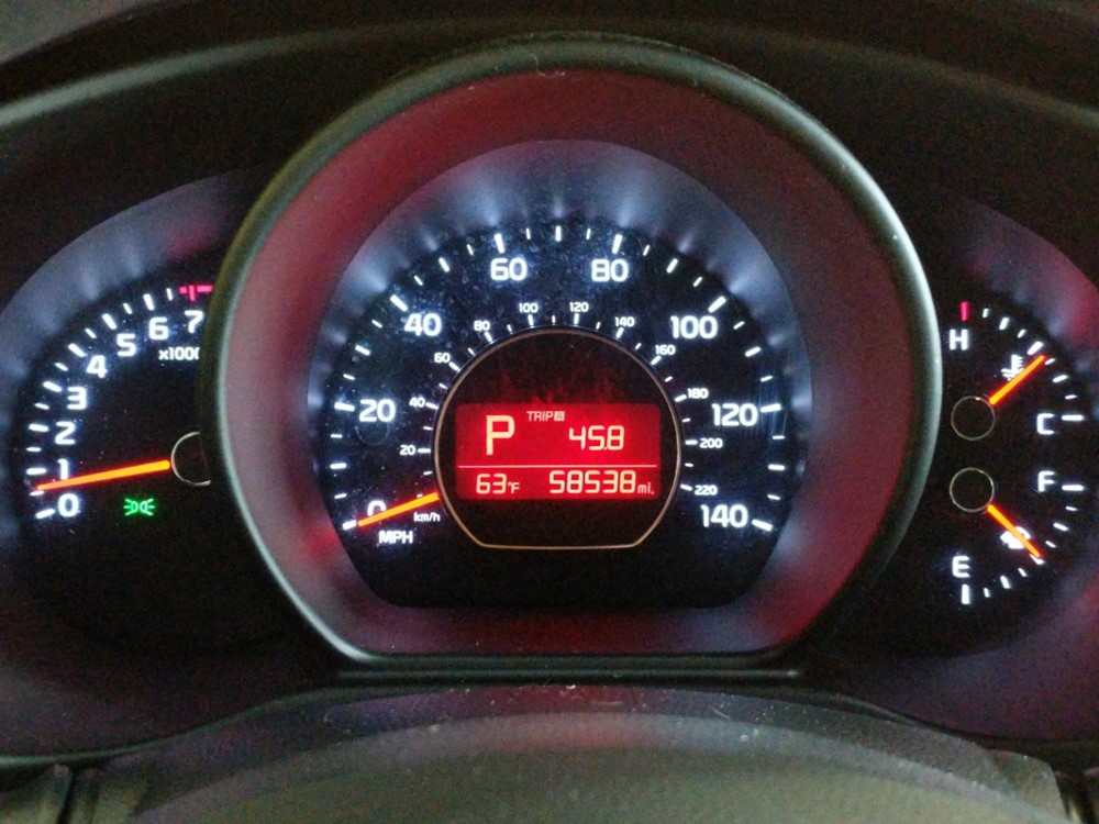 2014 Kia Soul - Odometer Close Up
