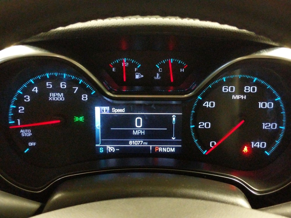 2016 Chevrolet Impala - Odometer Close Up