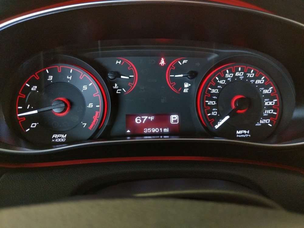 2016 Dodge Dart - Odometer Close Up