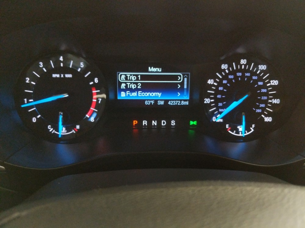 2016 Ford Fusion - Odometer Close Up