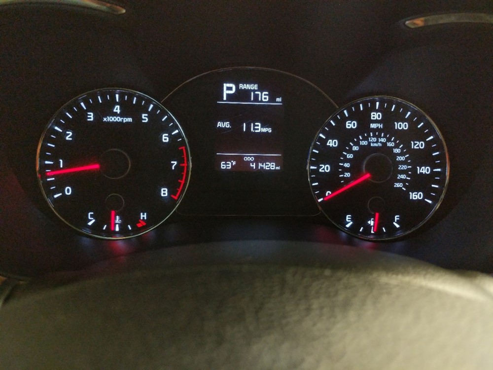 2017 Kia Forte - Odometer Close Up