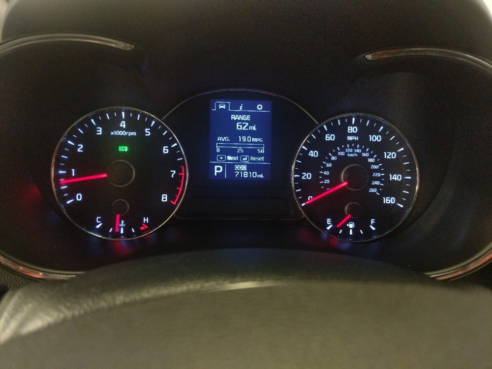 2016 Kia Forte - Odometer Close Up