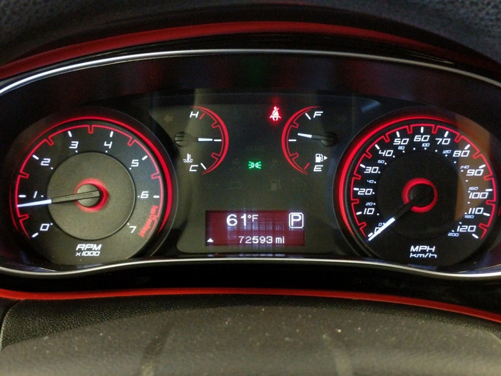 2015 Dodge Dart - Odometer Close Up