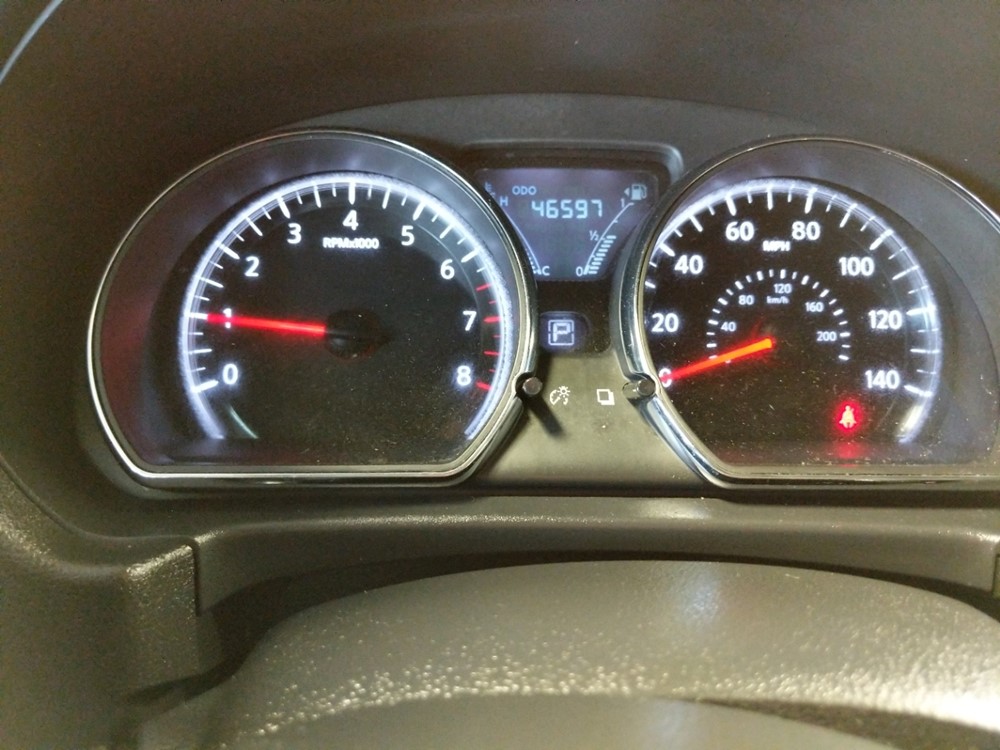 2017 Nissan Versa - Odometer Close Up