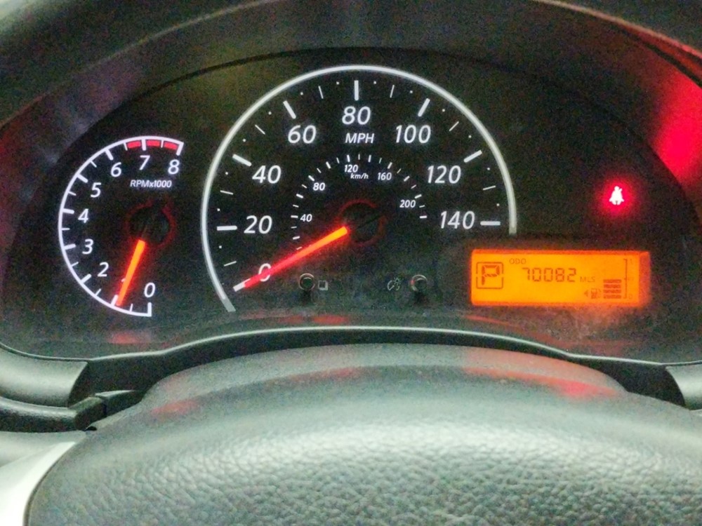 2016 Nissan Versa - Odometer Close Up