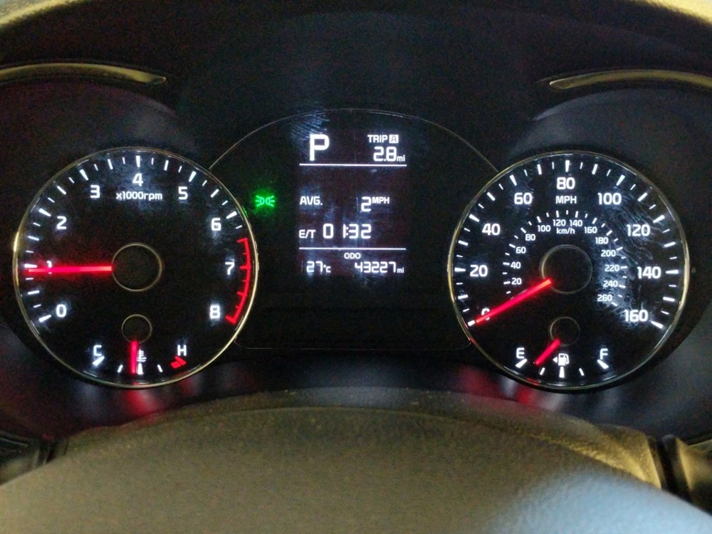 2017 Kia Forte - Odometer Close Up