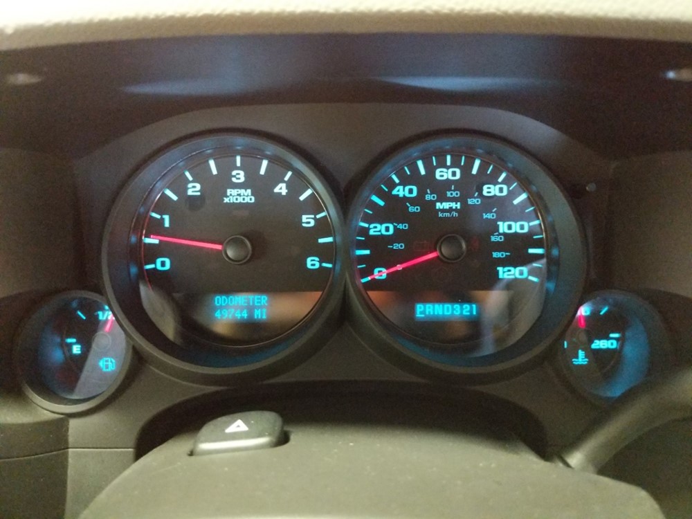 2013 Chevrolet Silverado 1500 - Odometer Close Up