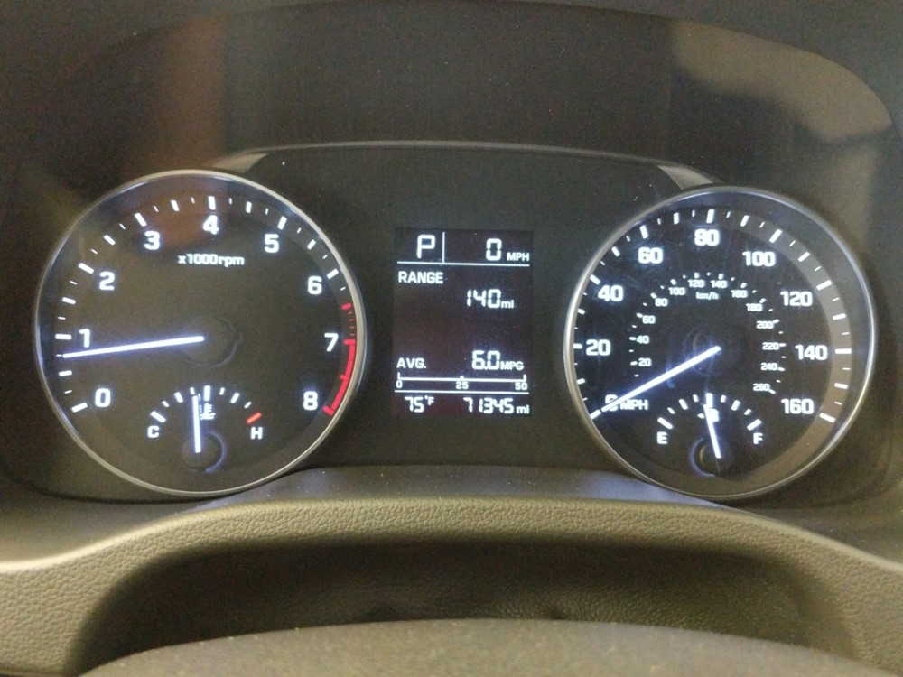 2017 Hyundai Elantra - Odometer Close Up