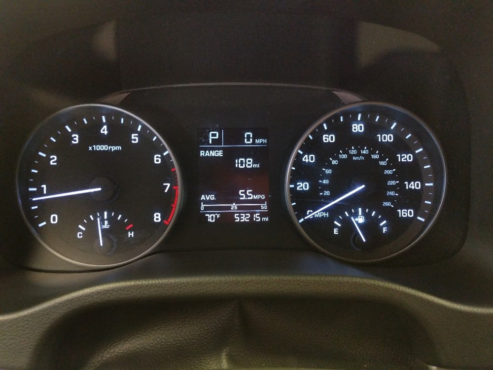 2017 Hyundai Elantra - Odometer Close Up