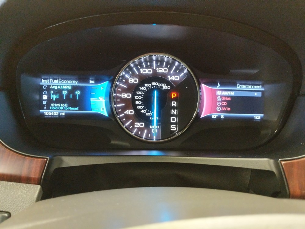 2013 Ford Edge - Odometer Close Up