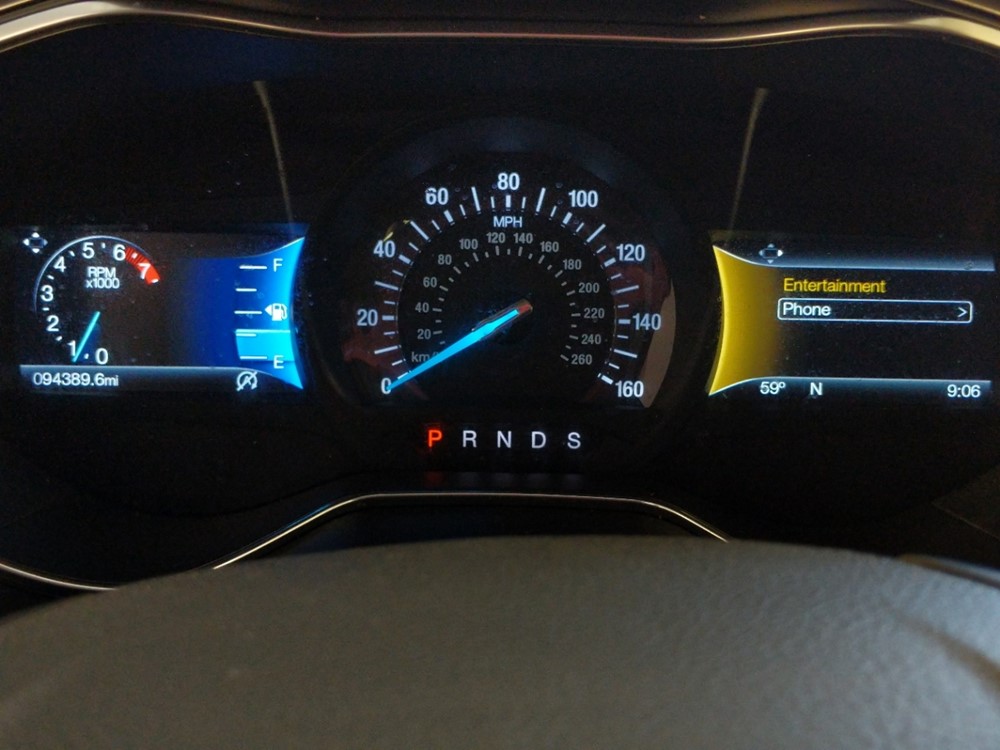 2017 Ford Fusion - Odometer Close Up