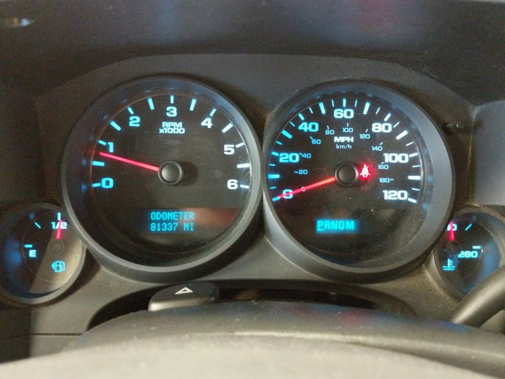 2012 Chevrolet Silverado 1500 - Odometer Close Up