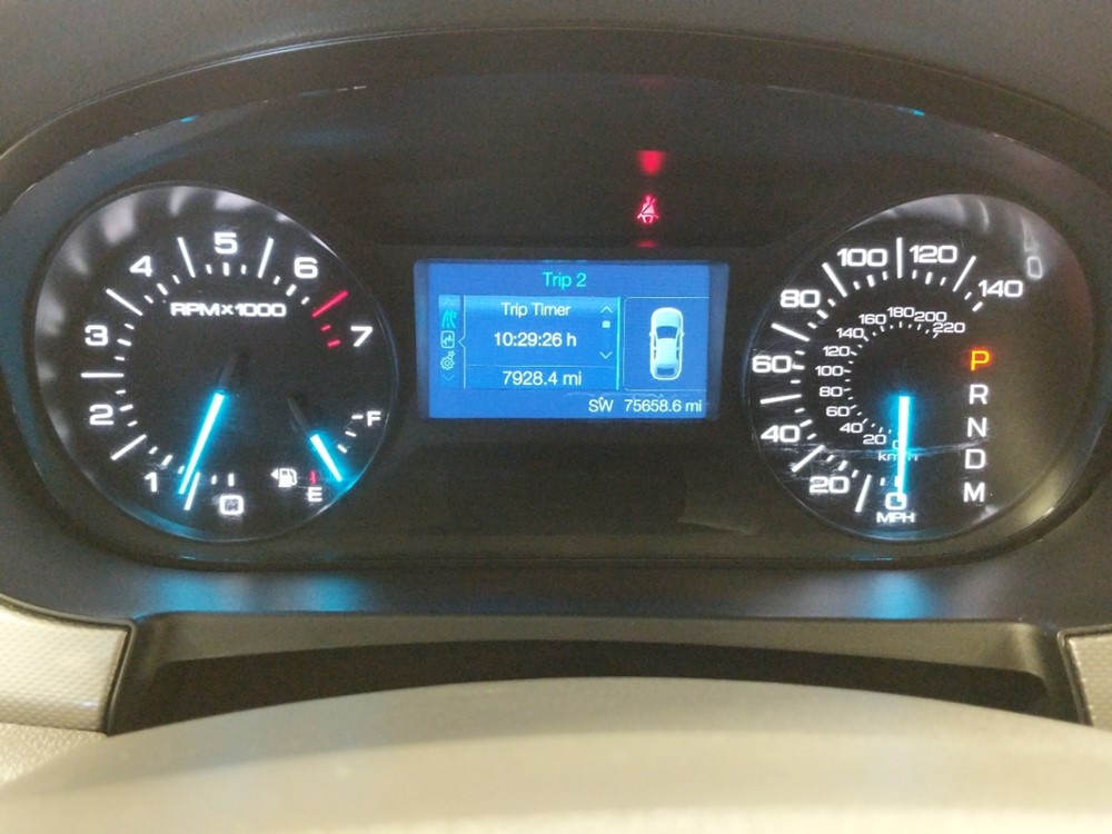 2012 Ford Edge - Odometer Close Up