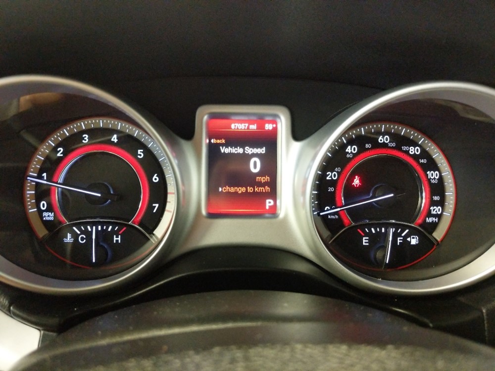 2016 Dodge Journey - Odometer Close Up