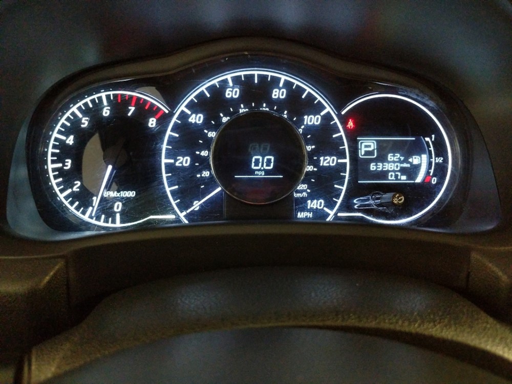 2015 Nissan Versa - Odometer Close Up