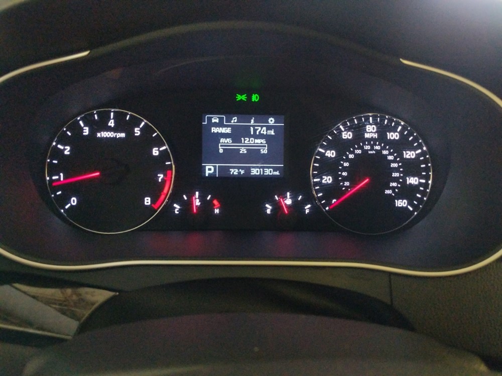 2015 Kia Cadenza - Odometer Close Up