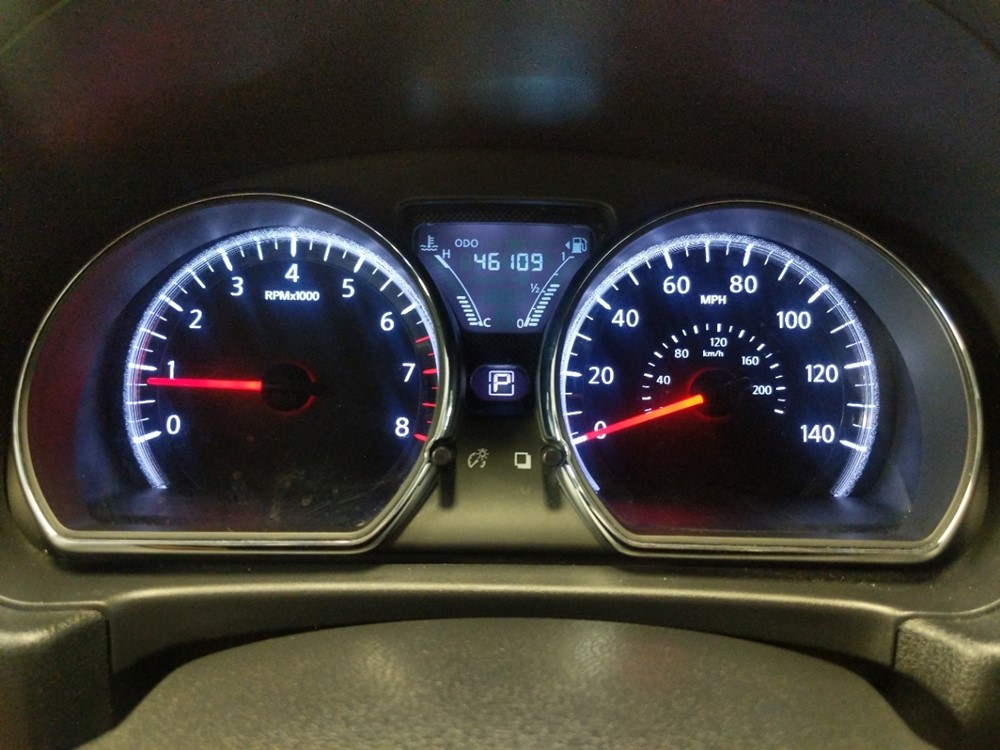 2017 Nissan Versa - Odometer Close Up