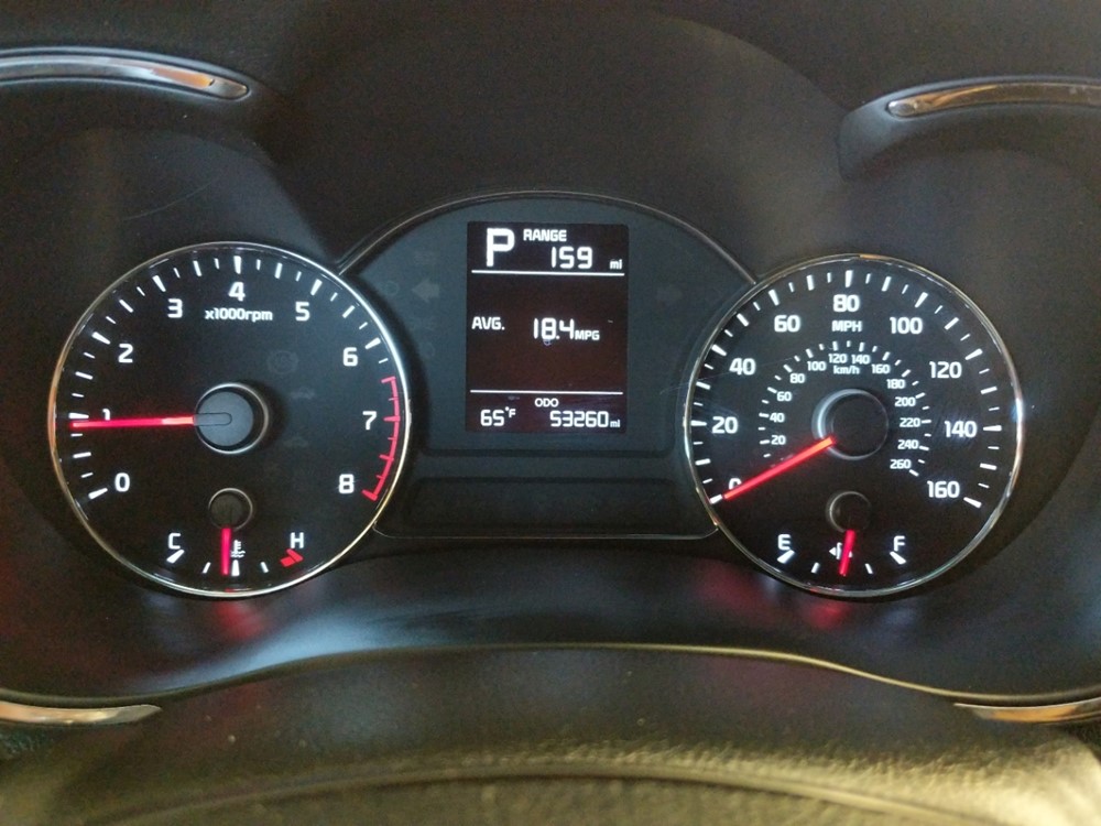 2017 Kia Forte - Odometer Close Up