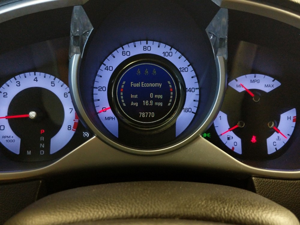 2010 Cadillac SRX - Odometer Close Up