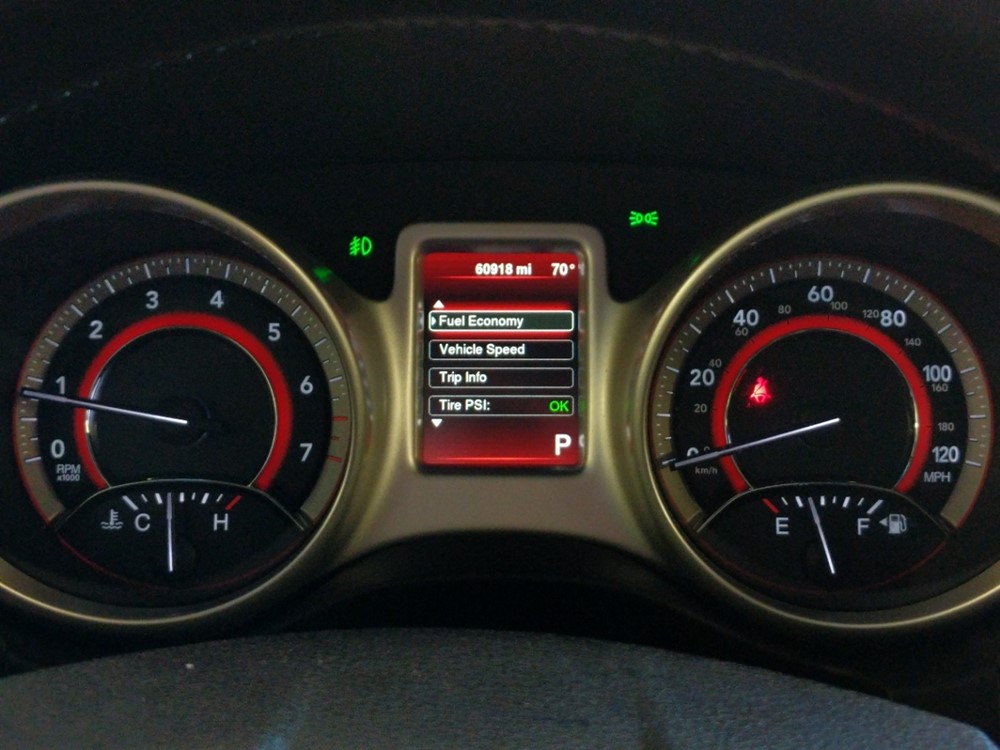 2016 Dodge Journey - Odometer Close Up