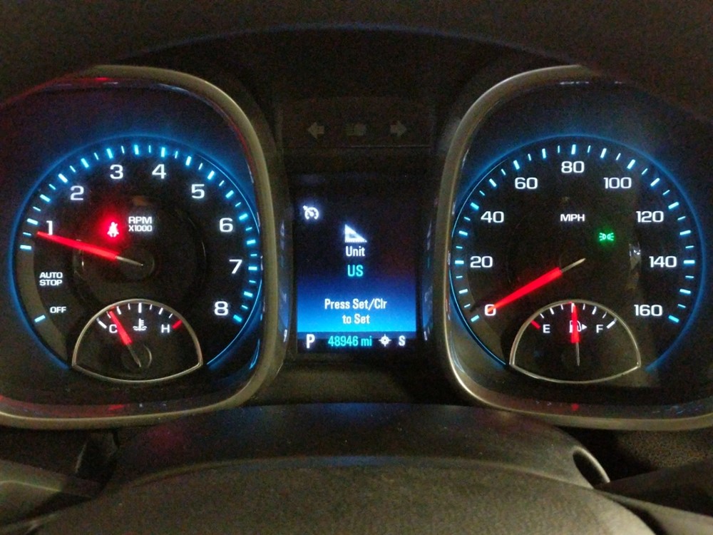 2016 Chevrolet Malibu - Odometer Close Up