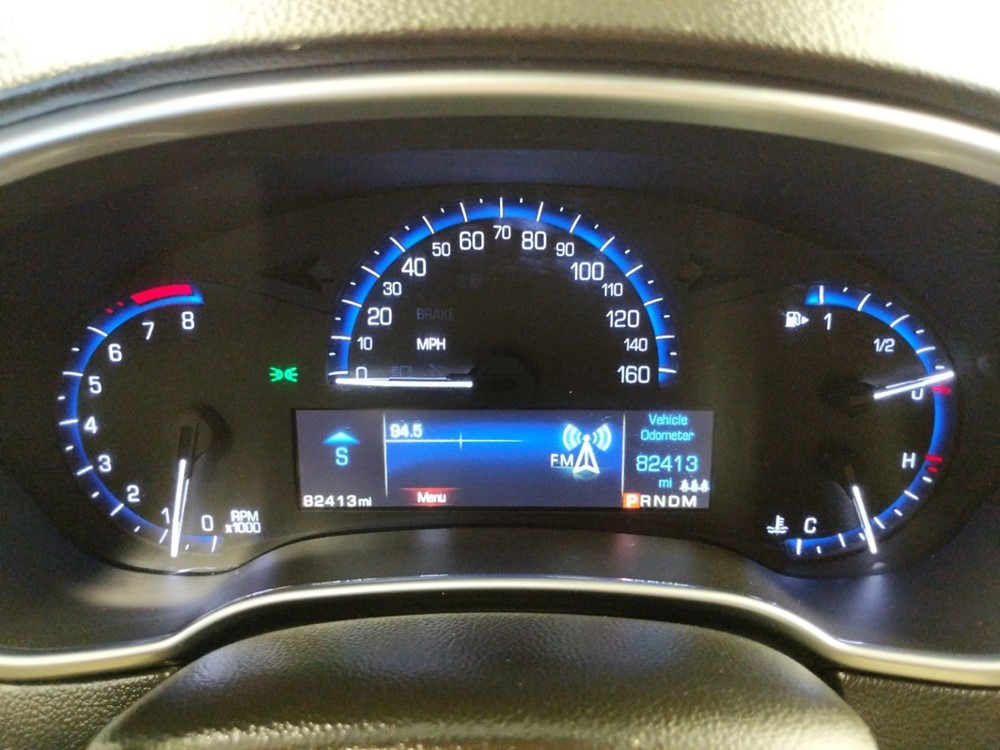 2014 Cadillac SRX - Odometer Close Up