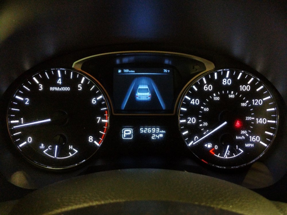 2014 Nissan Altima - Odometer Close Up