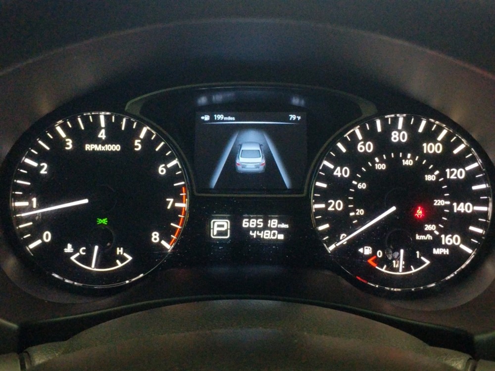 2013 Nissan Altima - Odometer Close Up