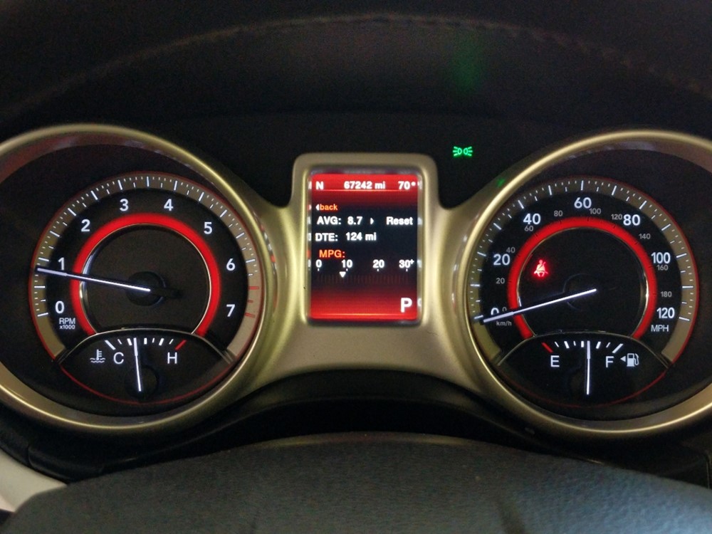 2017 Dodge Journey - Odometer Close Up