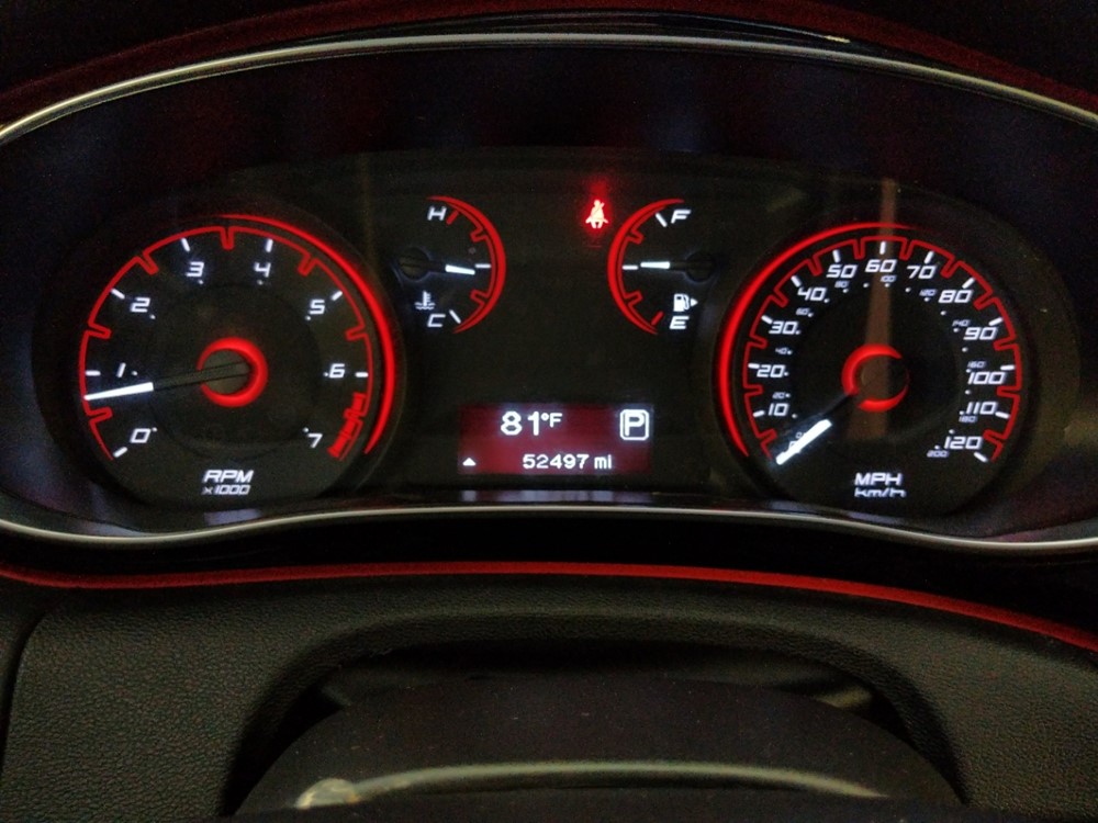 2016 Dodge Dart - Odometer Close Up