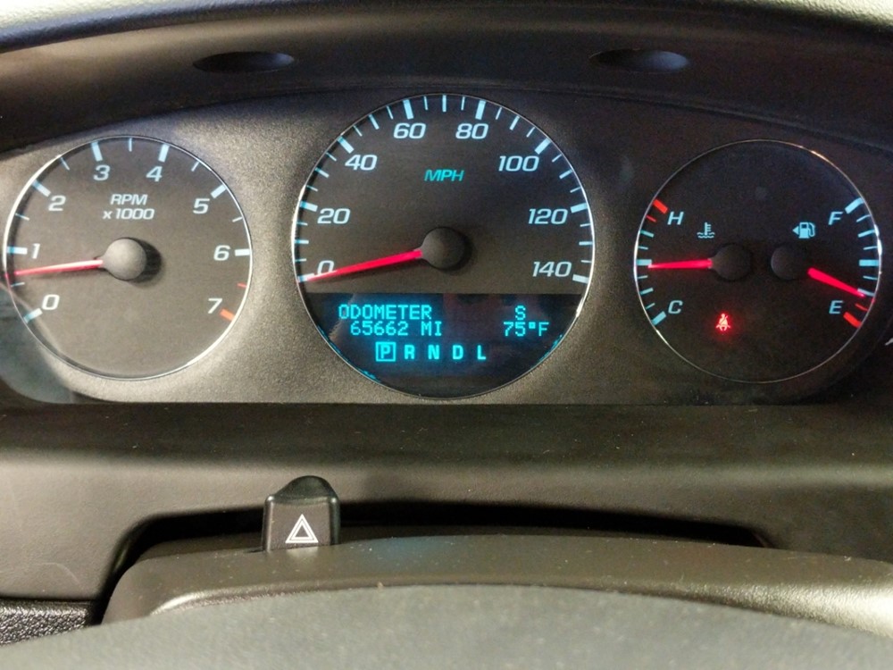 2016 Chevrolet Impala - Odometer Close Up