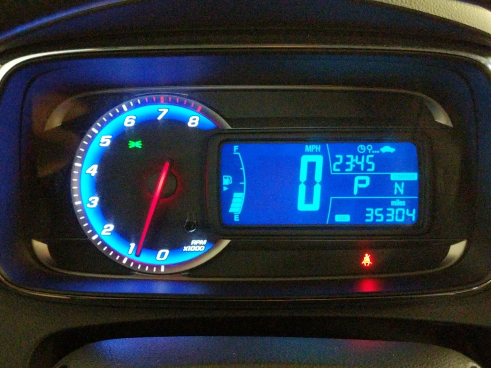 2016 Chevrolet Trax - Odometer Close Up