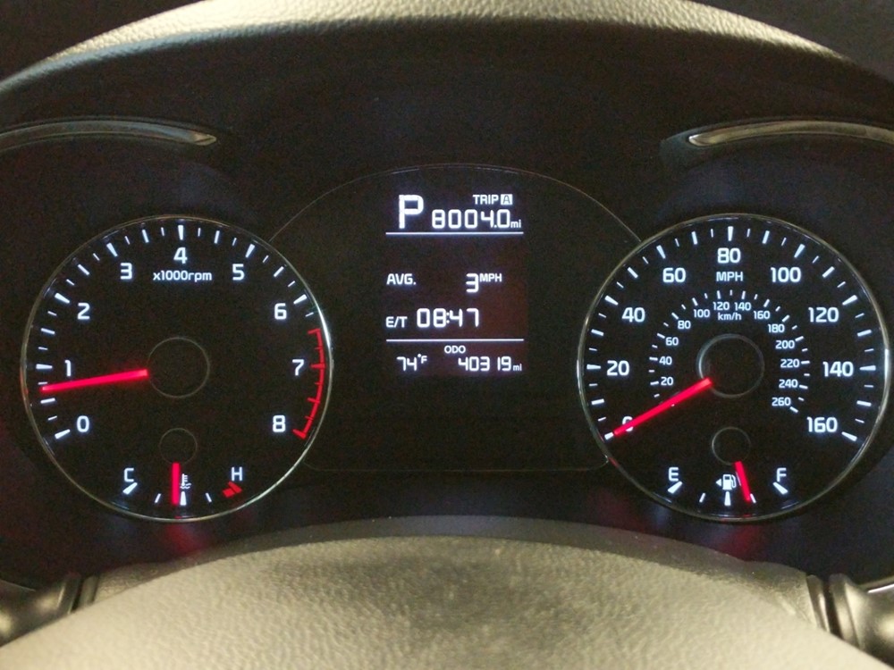 2017 Kia Forte - Odometer Close Up