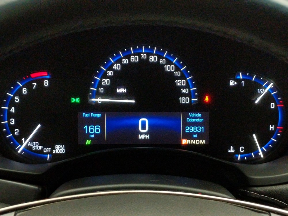 2016 Cadillac ATS - Odometer Close Up
