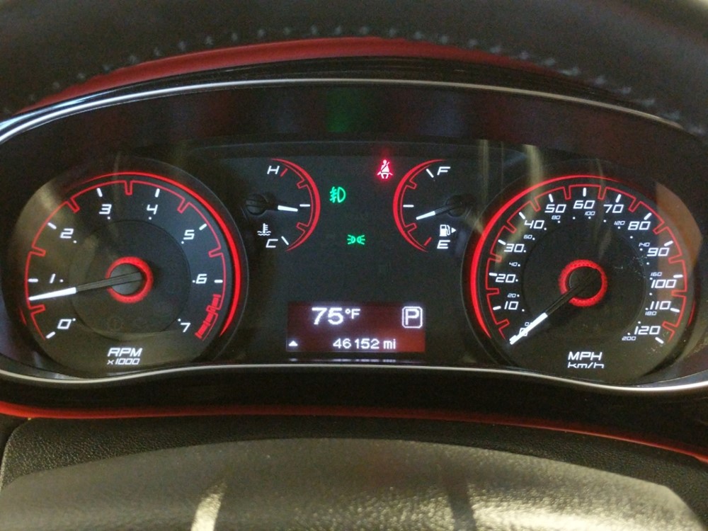 2016 Dodge Dart - Odometer Close Up