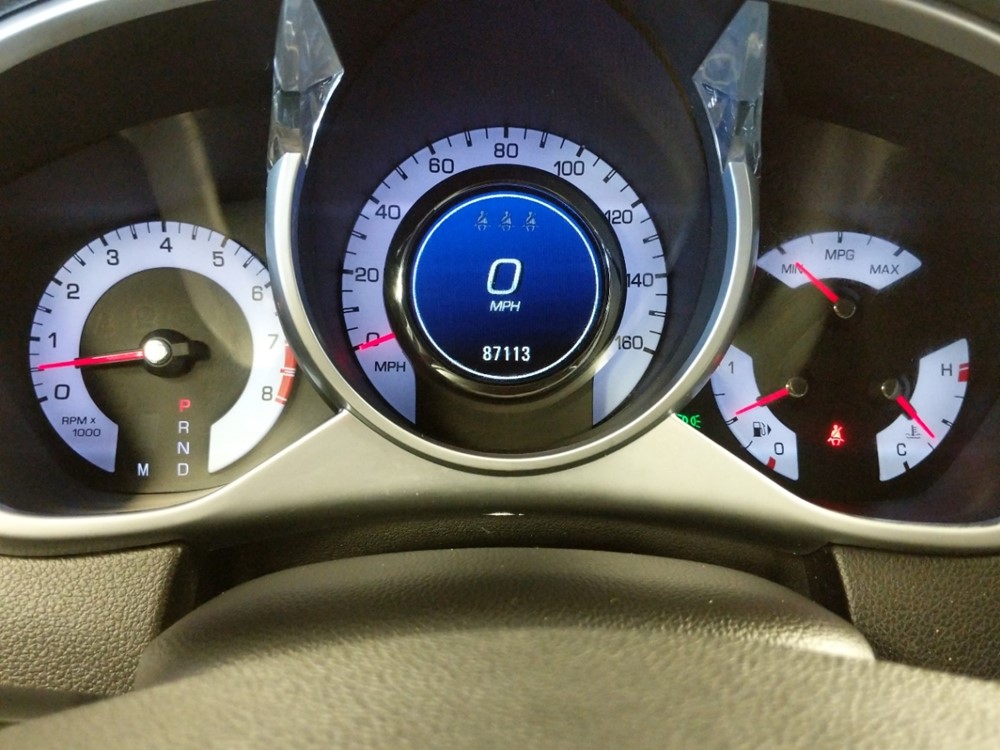 2011 Cadillac SRX - Odometer Close Up