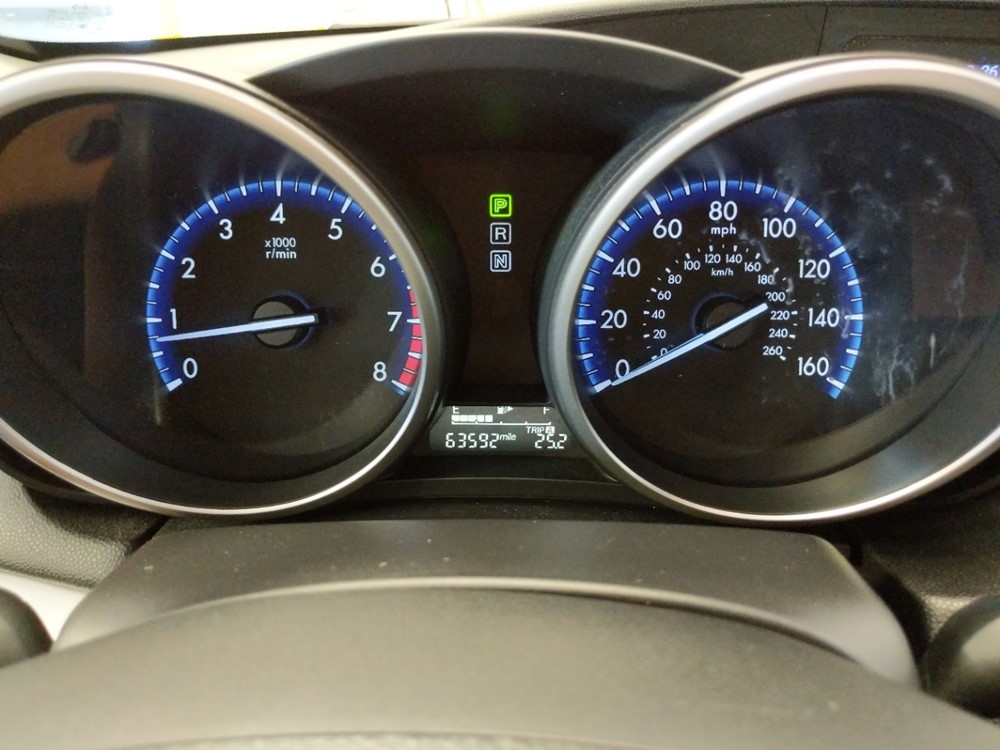 2012 Mazda Mazda3 - Odometer Close Up