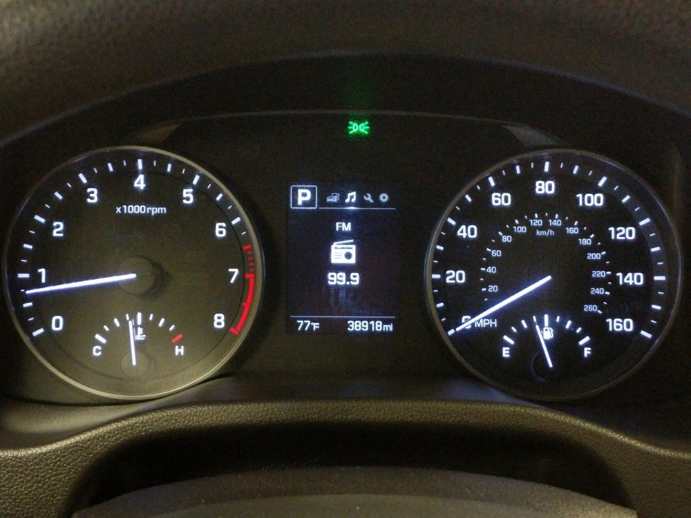 2018 Hyundai Elantra - Odometer Close Up