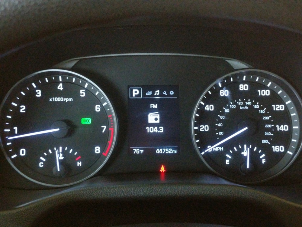 2018 Hyundai Elantra - Odometer Close Up