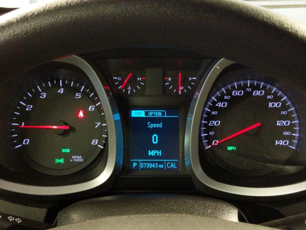 2017 Chevrolet Equinox - Odometer Close Up