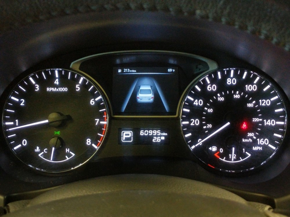 2014 Nissan Altima - Odometer Close Up