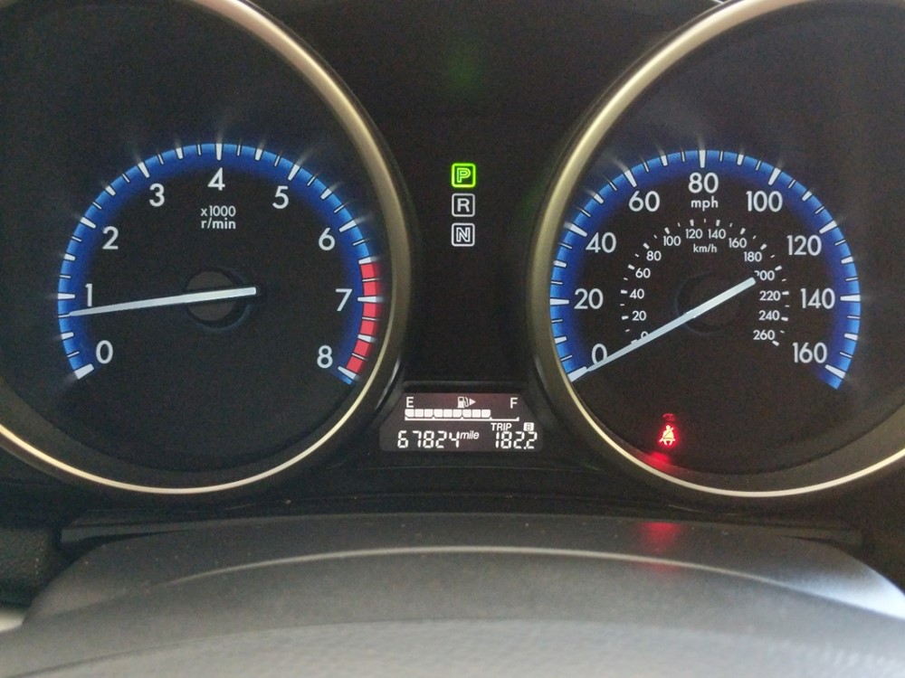 2013 Mazda Mazda3 - Odometer Close Up