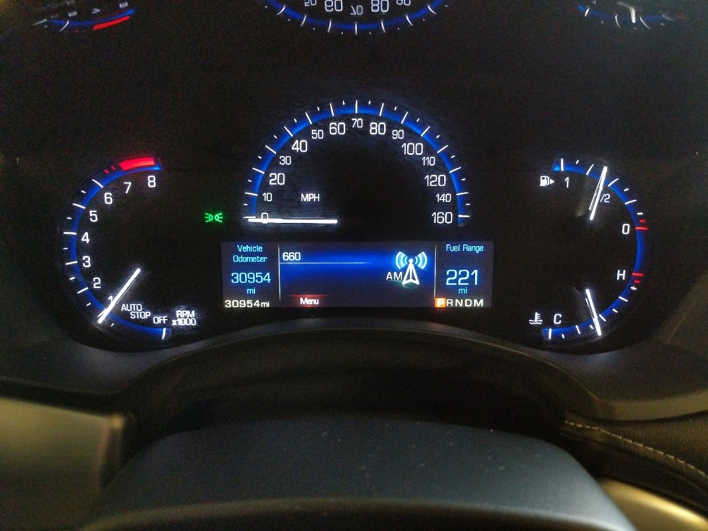 2016 Cadillac ATS - Odometer Close Up