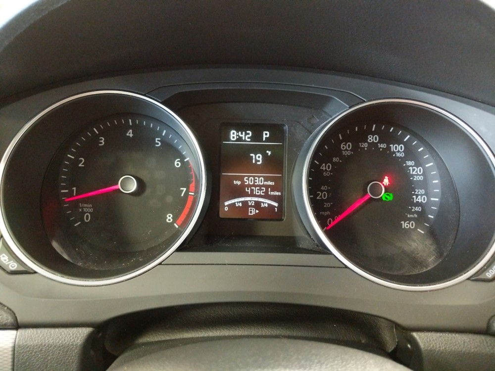 2017 Volkswagen Jetta - Odometer Close Up